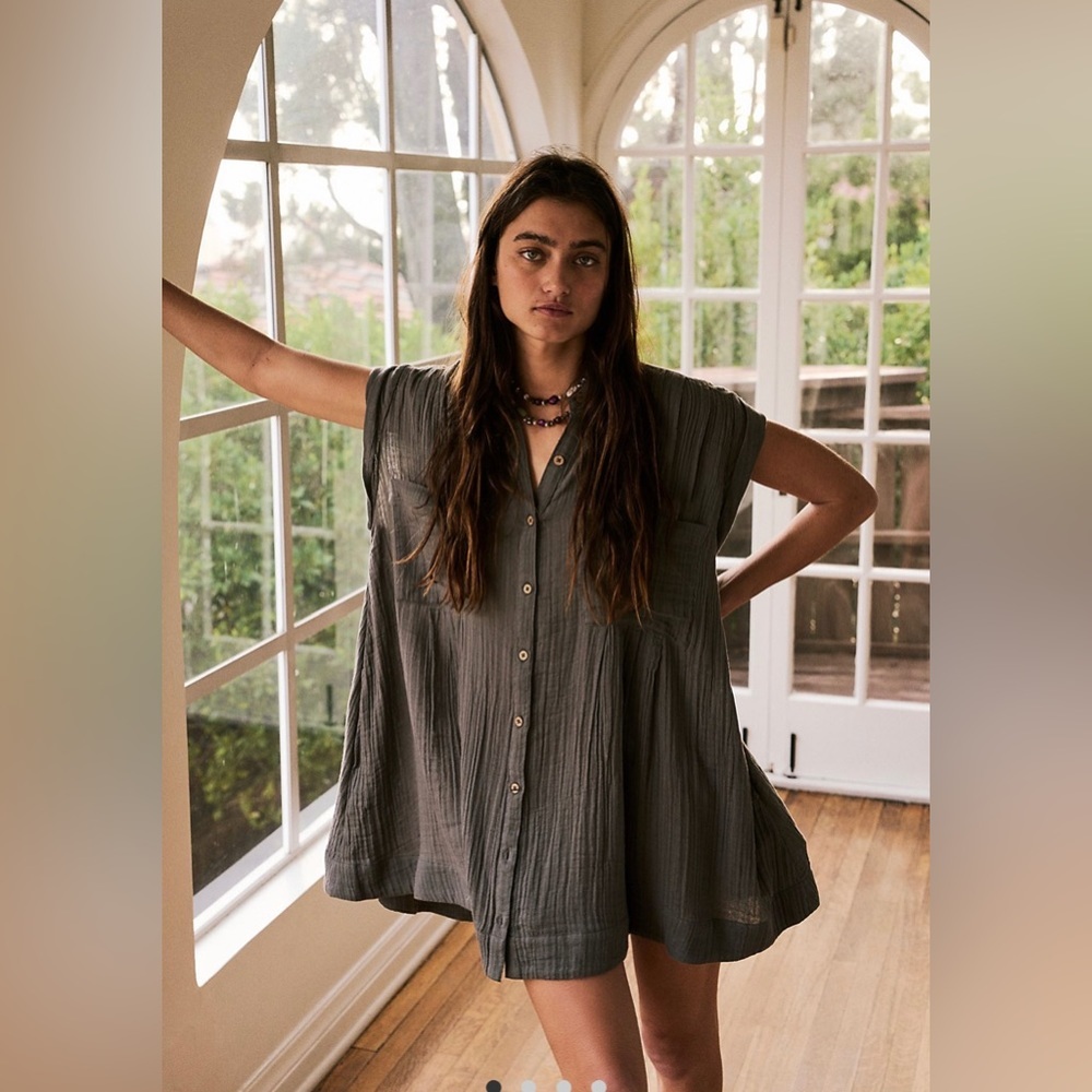 Free people linen cover up